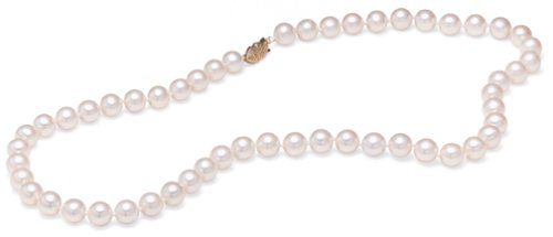 Freshwater Cultured Pearl 7.5-8.0mm Necklace, 24"
