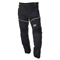 Motorradhose, Textilhose schwarz + Nierengurt