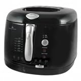 Lloytron 2.5 Litre Deep Fat Fryer Black with Silver Trim (E863BK)
