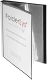 Produkt-Bild: FolderSys Sichtbuch DIN A4, incl. 40 H&uuml;llen, schwarz, VE 1 St., 2501430