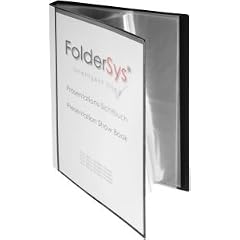FolderSys Sichtbuch DIN A4, incl. 40 H�llen, schwarz, VE 1 St., 2501430