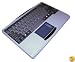 Adesso 2.4 GHZ WIRELESS SLIMTOUCH TOUCHPAD MINI KEYBOARD SILVER W/BLACK KEYS ( WKB-4000US )