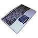 Adesso 2.4 GHZ WIRELESS SLIMTOUCH TOUCHPAD MINI KEYBOARD SILVER W/BLACK KEYS ( WKB-4000US )