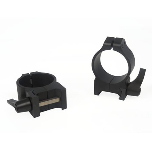 Warne Scope Mounts Medium Matte Quick Detach Rings (30mm)