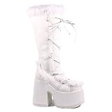 Demonia Boots Women's CAMEL-311 5 Platform Knee Boot Available in 3 Colors