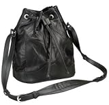 Black Buttery Soft Leather Shoulder Bag