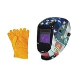Astro Pneumatic (AST8097SE) Auto-Darkening LVA Welding Helmet with USA Theme
