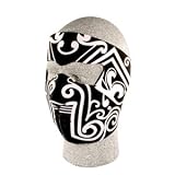 Neoprene Tribal Tattoo Motorcycle Face Mask Facemask Moko
