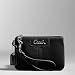 Coach Penelope Leather Wristlet Bag Case for IPOD 42230 Black