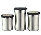 Cuisinox CAN3 Air Tight Canister Set of 3 by Cuisinox