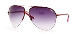 AUTHENTIC DIESEL 0088 S 0H6H RED METAL GRAY GRADIENT LENS AVIATOR SUNGLASSES by 