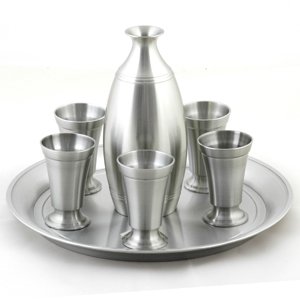 1690 - Sake Set (B) by Pewter