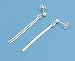 Sterling Silver Earrings - 52 mm