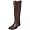 Dark Brown Waxy Suede