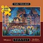 Vail Village Dowdle Folk Art 500 Piece Puzzle