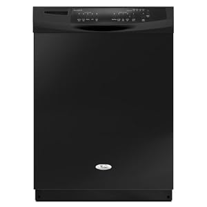 Whirlpool : GU2300XTVB 24in Full Console Dishwasher with 6 Automatic Cycles Black by