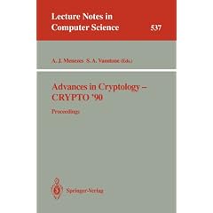 Advances in Cryptology 1991: Proceedings (Lecture Notes in Computer Science)