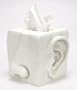 Vitruvian Facial Expressions Tissue Box P8924-WHT