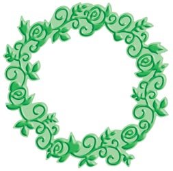 Cuttlebug 3-Inch-by-3-Inch Cut and Emboss, Rose Frame