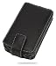Noir Luxe Black Leather Flip Case for HP iPaq 200/210/211/212/214