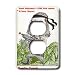 Londons Times Funny Panel Hollywood Cartoons - Rambo Derek - Light Switch Covers - 2 plug outlet cover