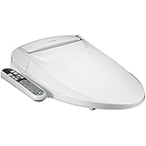 SmartBidet SB-2000 Electric Bidet for Elongated Toilets Electronic Heated Toilet Seat with Warm Air Dryer & Temperature Controlled Wash Functions, White