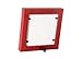 4x4 Square Picture Frame with One Inch Border (Gallery Collection) - Barn Red