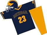 Michigan Wolverines Youth NCAA Team Helmet and Uniform Set by Franklin Sports (Small)