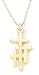 Jewelry : 14k Yellow Gold Calvary Cross Pendant by Bob Siemon, 18"