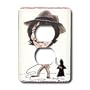Londons Times Funny Panel Hollywood Cartoons - George Harrison Ford - Light Switch Covers - 2 plug outlet cover