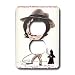 Londons Times Funny Panel Hollywood Cartoons - George Harrison Ford - Light Switch Covers - 2 plug outlet cover Image