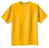 NEW Port & Company - 100% Cotton Essential T-Shirt Gold-5XL