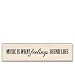 What Feelings Sound Like Wood Mounted Rubber Stamp