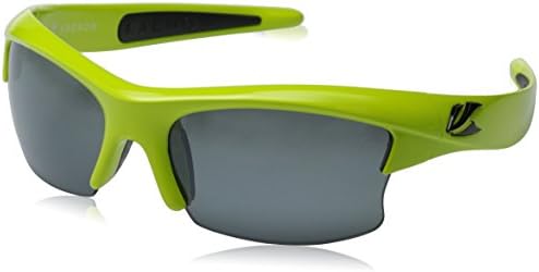 Kaenon Men's S-kore Polarized Shield Sunglasses, Lime Green &amp; Black Logo