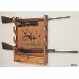 San Angelo Wooden Wall Mounted Gun Rack
