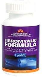 Dietary Supplement Fibromyalic Formula With Natural Cox II Inhibitors Enhanced With CoQ10 Malic Acid