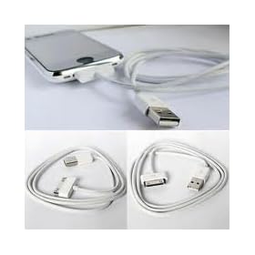 USB Dock Connector Cable For All iPods iPhones & iPadsw