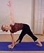 Yoga Mats - Bean Products 30SMBE Sticky Yoga Mat 1/8 inch Thick Yoga Mat - Blue - 24 W x 72 L in.