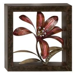 Cosmopolitian Flower Metal Wall Décor