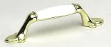 Berenson 8071-103-P Cabinet Hardware Pulls 3CC PB/WHT CER
