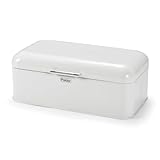 Polder KTH-916201 Retro Bread Box/Bin, White