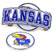 Kansas Jayhawks Hat Clip Golf Ball Marker