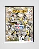 Pittsburgh Steelers "Super Bowl XL Champions Photo File Gold" Double Matted 8" x 10" Photograph (Unframed)