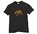 Grizzly Bear - Mens Vintage T-Shirt, Black, Small