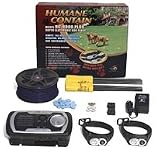 High Tech Pet - Humane Contain HC-8000Plus Super Electronic Dog Fence with Free Extra Collar