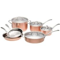 Calphalon Tri-Ply Copper 10-Piece Cookware Set