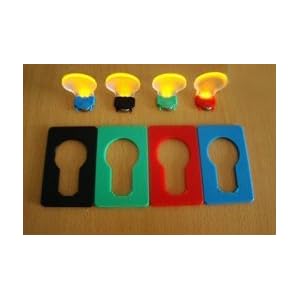 1 Credit Card size cool party Light (batteries included, just raise the bulb and it lights...