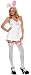 Search : Sexy White and Pink Bunny Costume Mini Halter Dress