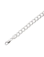 Sterling Silver 8 inch Charm Bracelet