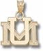 Montana Grizzlies "UM" Pendant - 14KT Gold Jewelry